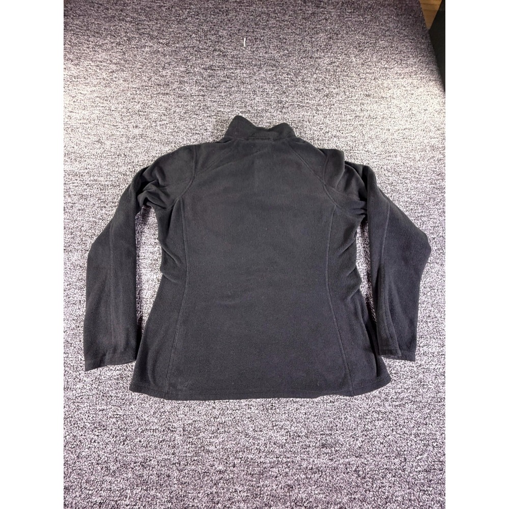 The North Face Fleece Sweatshirt Womens Medium Black Long Sleeve Quarter Zip - Picture 14 of 16